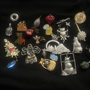 Assorted Enamel and Metal Pins